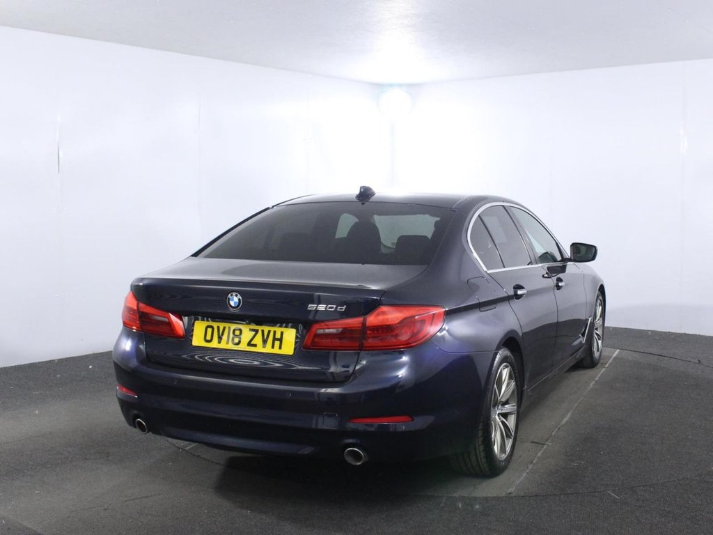 USED 2018 18 BMW 5 SERIES 2.0 520d SE Saloon 4dr Diesel Auto Euro 6 (s/s) (190 ps) 