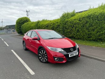 2016 HONDA CIVIC 1.8 i-VTEC SE Plus (Navi) Hatchback 5dr Petrol Manual Euro 6 (s/s) (142 ps) &pound;8995.00