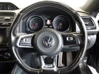 USED 2017 17 VOLKSWAGEN SCIROCCO 2.0 TDI BlueMotion Tech R-Line Black Edition Hatchback 3dr Diesel Manual Euro 6 (s/s) (184 ps) BEAUTIFUL SCIROCCO - COMES WITH A VOLKSWAGEN MAIN DEALER SERVICE HISTORY + SATELLITE NAVIGATION + BLUETOOTH CONNECTIVITY INCLUDING MEDIA STREAMING + DAB DIGITAL RADIO + DUAL ZONE CLIMATE CONTROL + AIR CONDITIONING + FRONT AND REA PARKING SENSORS + LEATHER MULTIFUNCTIONAL STEERING WHEEL + IN CAR ENTERTAINMENT WITH TOUCH SCREEN MEDIA DISPLAY + ECO STOP START SYSTEM + AUTOMATIC WIPERS WITH RAIN SENSOR + ELECTRIC WINDOWS + ELECTRIC HEATED DOOR MIRRORS + 50/50 FOLDING REAR SEATS + ROOF SPOILER + 19 I