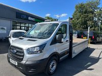 USED 2021 21 FORD TRANSIT 2.0 350 EcoBlue Leader XLWB DROPSIDE WITH TAIL LIFT  Diesel Manual RWD L4 Euro 6 (130 ps) 1 OWNER WITH AIR CON !!!!! FRESH SERVICE A VERY USEFUL TRUCK !