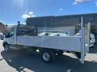 USED 2021 21 FORD TRANSIT 2.0 350 EcoBlue Leader XLWB DROPSIDE WITH TAIL LIFT  Diesel Manual RWD L4 Euro 6 (130 ps) 1 OWNER WITH AIR CON !!!!! FRESH SERVICE A VERY USEFUL TRUCK !