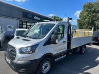 USED 2021 21 FORD TRANSIT 2.0 350 EcoBlue Leader XLWB DROPSIDE WITH TAIL LIFT  Diesel Manual RWD L4 Euro 6 (130 ps) 1 OWNER WITH AIR CON !!!!! FRESH SERVICE A VERY USEFUL TRUCK !