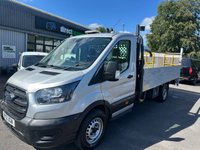USED 2021 21 FORD TRANSIT 2.0 350 EcoBlue Leader XLWB DROPSIDE WITH TAIL LIFT  Diesel Manual RWD L4 Euro 6 (130 ps) 1 OWNER WITH AIR CON !!!!! FRESH SERVICE A VERY USEFUL TRUCK !