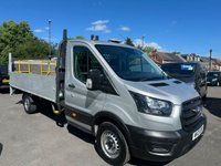 USED 2021 21 FORD TRANSIT 2.0 350 EcoBlue Leader XLWB DROPSIDE WITH TAIL LIFT  Diesel Manual RWD L4 Euro 6 (130 ps) 1 OWNER WITH AIR CON !!!!! FRESH SERVICE A VERY USEFUL TRUCK !