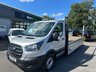 USED 2021 21 FORD TRANSIT 2.0 350 EcoBlue Leader XLWB DROPSIDE WITH TAIL LIFT  Diesel Manual RWD L4 Euro 6 (130 ps) 1 OWNER WITH AIR CON !!!!! FRESH SERVICE A VERY USEFUL TRUCK !