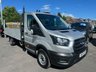 USED 2021 21 FORD TRANSIT 2.0 350 EcoBlue Leader XLWB DROPSIDE WITH TAIL LIFT  Diesel Manual RWD L4 Euro 6 (130 ps) 1 OWNER WITH AIR CON !!!!! FRESH SERVICE A VERY USEFUL TRUCK !