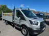 USED 2021 21 FORD TRANSIT 2.0 350 EcoBlue Leader XLWB DROPSIDE WITH TAIL LIFT  Diesel Manual RWD L4 Euro 6 (130 ps) 1 OWNER WITH AIR CON !!!!! FRESH SERVICE A VERY USEFUL TRUCK !