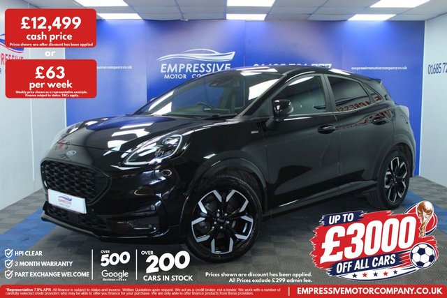 View our Ford Puma 1.0T EcoBoost MHEV ST-Line X First Edition SUV 5dr Petrol Manual Euro 6 (s/s) (125 ps)