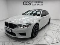 USED 2020 20 BMW M5 4.4i V8 Competition Saloon 4dr Petrol Steptronic xDrive Euro 6 (s/s) (625 ps) The Perfect Example Of A BMW M5 Competition Finished In  Alpine White Gloss Paint It Has Full BMW Service History,  And Has Massive Spec Including, Display Key, Carbon Fibre Roof And Trim, Icon Adaptive LED Headlights, Parking Assistant Plus, Driving Assistant, Harman Kardon Loudspeaker System, Massage Front Seats, Four Zone Air Con, Comfort Access With Smart Opener, Front Seat Ventilation, Enhanced Bluetooth With Wireless Charging,  Soft Close Doors, Powered Tailgate Operation.