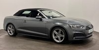 USED 2018 68 AUDI A5 CABRIOLET 2.0 TFSI 40 S line Convertible 2dr Petrol S Tronic Euro 6 (s/s) (190 ps) 