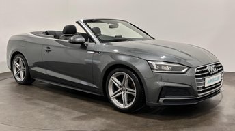 2018 AUDI A5 CABRIOLET 2.0 TFSI 40 S line Convertible 2dr Petrol S Tronic Euro 6 (s/s) (190 ps) &pound;15895.00