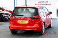 USED 2017 17 VAUXHALL ZAFIRA TOURER 1.4i Turbo SRi MPV 5dr Petrol Manual Euro 6 (140 ps) New MOT | 2 Keys | TMG Prepared