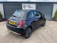 USED 2016 16 FIAT 500 1.2 Lounge Hatchback 3dr Petrol Manual Euro 6 (s/s) (69 bhp) &pound;20 Road Tax