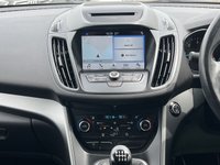 USED 2017 17 FORD KUGA 2.0 TDCi EcoBlue Zetec SUV 5dr Diesel Manual AWD Euro 6 (s/s) (150 ps) - F/S/H - APPLE CAR PLAY - SAT NAV - P/SENSORS - BLUETOOTH - CRUISE - DAB RADIO - TIMING BELT & WATER PUMP DONE