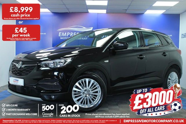 View our Vauxhall Grandland X range