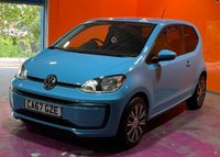 USED 2017 VOLKSWAGEN UP! 1.0 Move up! Hatchback 3dr Petrol Manual Euro 6 (s/s) (60 ps) Teal Blue. Alloys. Air Con.