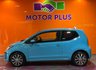 USED 2017 VOLKSWAGEN UP! 1.0 Move up! Hatchback 3dr Petrol Manual Euro 6 (s/s) (60 ps) Teal Blue. Alloys. Air Con.