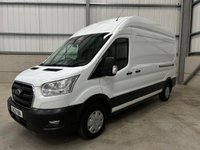 USED 2021 21 FORD TRANSIT 350 2.0 ECOBLUE 130PS FWD L3 H3 TREND - NO VAT 1 YEARS MOT, BIG SPEC, CLEAN