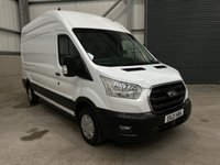 USED 2021 21 FORD TRANSIT 350 2.0 ECOBLUE 130PS FWD L3 H3 TREND - NO VAT 1 YEARS MOT, BIG SPEC, CLEAN