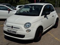 USED 2013 FIAT 500 1.2 Pop Hatchback 3dr Petrol Manual Euro 4 (69 bhp) City steering, Isofix, Only 76,799 miles, 8 service entries