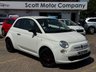 USED 2013 FIAT 500 1.2 Pop Hatchback 3dr Petrol Manual Euro 4 (69 bhp) City steering, Isofix, Only 76,799 miles, 8 service entries