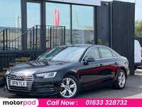 USED 2018 18 AUDI A4 2.0 TDI ultra Sport Saloon 4dr Diesel S Tronic Euro 6 (s/s) (150 ps) GEARBOX SERVICE + SAT NAV!