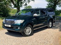 USED 2013 63 TOYOTA HI-LUX 3.0 D-4D INVINCIBLE AUTOMATIC 4X4 PICK UP TRUCK TURBO DIESEL  1 OWNER / ONLY 48,500 MILES