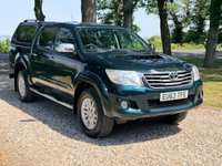 USED 2013 63 TOYOTA HI-LUX 3.0 D-4D INVINCIBLE AUTOMATIC 4X4 PICK UP TRUCK TURBO DIESEL  1 OWNER / ONLY 48,500 MILES