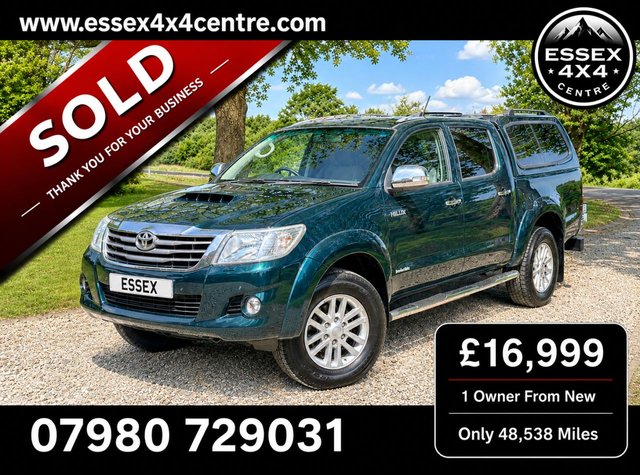 View our Toyota HI-Lux 3.0 D-4D INVINCIBLE AUTOMATIC 4X4 PICK UP TRUCK TURBO DIESEL 