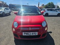 USED 2013 63 FIAT 500 1.2 S Hatchback 3dr Petrol Manual Euro 5 (s/s) (69 bhp) 