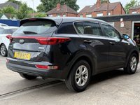USED 2018 18 KIA SPORTAGE 1.7 CRDi 1 SUV 5 Door Diesel Manual Black Euro 6  DAB RADIO+VOICE COMMAND+USB+AUX