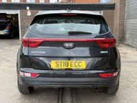 USED 2018 18 KIA SPORTAGE 1.7 CRDi 1 SUV 5 Door Diesel Manual Black Euro 6  DAB RADIO+VOICE COMMAND+USB+AUX