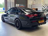 USED 2021 21 MERCEDES-BENZ CLA 1.3 CLA180 AMG Line Coupe 4 Door Petrol  Automatic Black 7G-DCT Euro 6  PARK SENSORS+REVERSE CAM+LANEASSIST