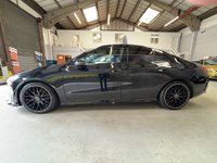 USED 2021 21 MERCEDES-BENZ CLA 1.3 CLA180 AMG Line Coupe 4 Door Petrol  Automatic Black 7G-DCT Euro 6  PARK SENSORS+REVERSE CAM+LANEASSIST