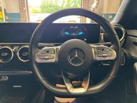 USED 2021 21 MERCEDES-BENZ CLA 1.3 CLA180 AMG Line Coupe 4 Door Petrol  Automatic Black 7G-DCT Euro 6  PARK SENSORS+REVERSE CAM+LANEASSIST
