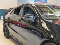 USED 2021 21 MERCEDES-BENZ CLA 1.3 CLA180 AMG Line Coupe 4 Door Petrol  Automatic Black 7G-DCT Euro 6  PARK SENSORS+REVERSE CAM+LANEASSIST