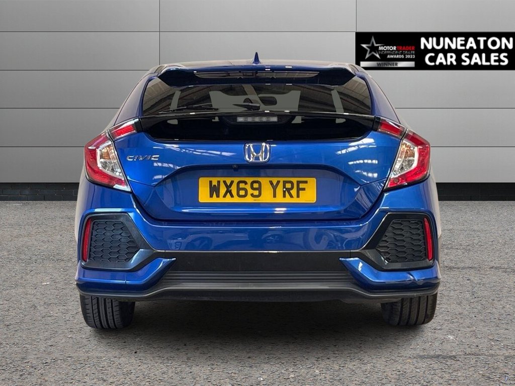 USED 2019 69 HONDA CIVIC 1.0 VTEC Turbo SR Hatchback 5dr Petrol CVT Euro 6 (s/s) (126 ps) APPLE CAR PLAY AND ANDROID AUTO