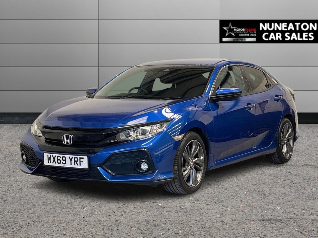 USED 2019 69 HONDA CIVIC 1.0 VTEC Turbo SR Hatchback 5dr Petrol CVT Euro 6 (s/s) (126 ps) APPLE CAR PLAY AND ANDROID AUTO