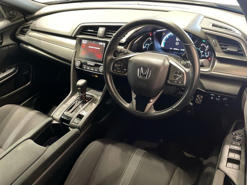 USED 2019 69 HONDA CIVIC 1.0 VTEC Turbo SR Hatchback 5dr Petrol CVT Euro 6 (s/s) (126 ps) APPLE CAR PLAY AND ANDROID AUTO