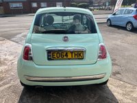 USED 2014 64 FIAT 500 1.2 Lounge Hatchback 3dr Petrol Manual Euro 6 (s/s) (69 bhp) 