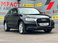 USED 2017 B AUDI Q3 2.0 TDI S line Edition SUV 5dr Diesel Manual Euro 6 (s/s) (150 ps) PARKING SENSORS !!!