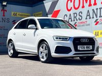 USED 2016 16 AUDI Q3 2.0 TDI S line Plus SUV 5dr Diesel Manual quattro Euro 6 (s/s) (184 ps) PARKING SENSORS !!!