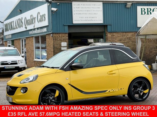 View our Vauxhall Adam 1.2i ecoFLEX SLAM Hatchback James Blonde Petrol Manual Euro 6 (s/s) (70 ps)