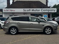 USED 2017 17 FORD S-MAX 2.0 TDCi Titanium MPV 5dr Diesel Manual Euro 6 (s/s) (150 ps) Panoramic fixed glass roof, Nav, parking sensors with parking assistance