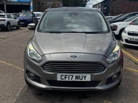USED 2017 17 FORD S-MAX 2.0 TDCi Titanium MPV 5dr Diesel Manual Euro 6 (s/s) (150 ps) Panoramic fixed glass roof, Nav, parking sensors with parking assistance
