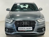 USED 2013 13 AUDI Q3 2.0 TDI S line SUV 5dr Diesel Manual quattro Euro 5 (s/s) (140 ps) Metallic Grey | Black S-Line Interior | Bluetooth Media | Leather Trim | Xenons | Finance Available