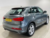 USED 2013 13 AUDI Q3 2.0 TDI S line SUV 5dr Diesel Manual quattro Euro 5 (s/s) (140 ps) Metallic Grey | Black S-Line Interior | Bluetooth Media | Leather Trim | Xenons | Finance Available