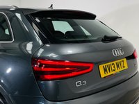 USED 2013 13 AUDI Q3 2.0 TDI S line SUV 5dr Diesel Manual quattro Euro 5 (s/s) (140 ps) Metallic Grey | Black S-Line Interior | Bluetooth Media | Leather Trim | Xenons | Finance Available