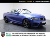 USED 2018 18 BMW 2 SERIES 1.5 218i M Sport Convertible 2dr Petrol Auto Euro 6 (s/s) (136 ps) HISTORY+SAT NAV+HEATED SEATS