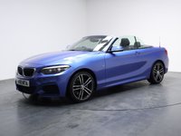 USED 2018 18 BMW 2 SERIES 1.5 218i M Sport Convertible 2dr Petrol Auto Euro 6 (s/s) (136 ps) HISTORY+SAT NAV+HEATED SEATS